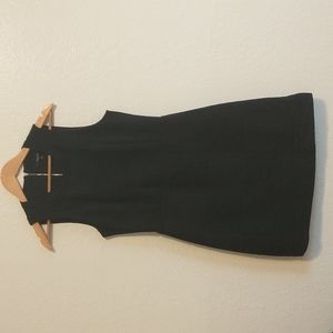 Madewell Black Textured Midi Dress Size 6